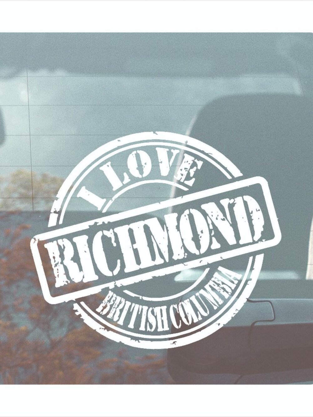 I love Richmond BC decal 6 inch.